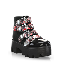 Stiefeletten mit robuster Sohle 8086