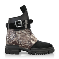 Stiefeletten mit robuster Sohle 8090