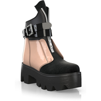 Stiefeletten mit robuster Sohle 8091