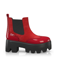 Stiefeletten mit robuster Sohle 8099