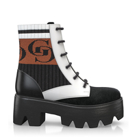 Stiefeletten mit robuster Sohle 8109