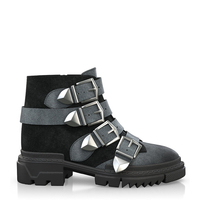 Stiefeletten mit robuster Sohle 8258