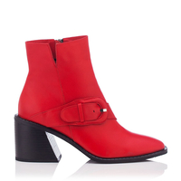 Stiefeletten mit Schnalle Patrizia - Rot