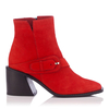 Stiefeletten mit Schnalle Patrizia Nubuckleder - Rot