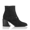 Stiefeletten mit Schnalle Patrizia Nubuckleder - Schwarz