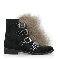 Stiefeletten mit Spangenverschluss 6071