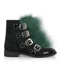 Stiefeletten mit Spangenverschluss 8357