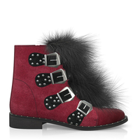 Stiefeletten mit Spangenverschluss 8358