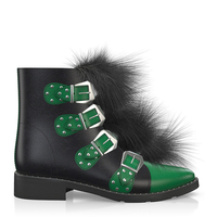 Stiefeletten mit Spangenverschluss 8363