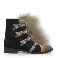 Stiefeletten mit Spangenverschluss 8391