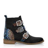 Stiefeletten mit Spangenverschluss 8989