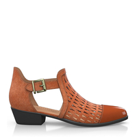 Western Stiefeletten ausgeschnitten 7186