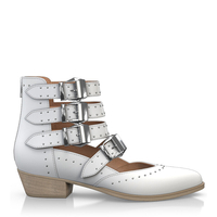 Western Stiefeletten ausgeschnitten 7189