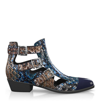 Western Stiefeletten ausgeschnitten 7196