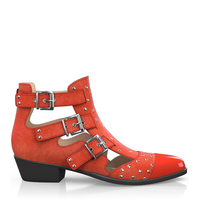 Western Stiefeletten ausgeschnitten 7197