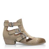 Western Stiefeletten ausgeschnitten 7198