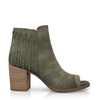 Zehenfreie Stiefelette mit Fransen 2301