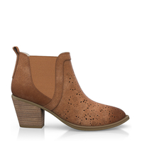 Zehenfreie Stiefelette mit Fransen 2305