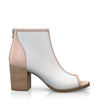 Zehenfreie Stiefelette mit Fransen 2332
