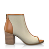 Zehenfreie Stiefelette mit Fransen 2335