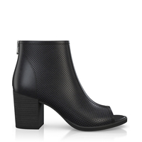 Zehenfreie Stiefelette mit Fransen 2337