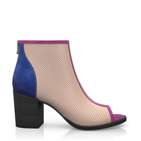 Zehenfreie Stiefelette mit Fransen 2339