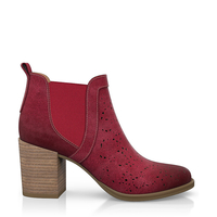 Zehenfreie Stiefelette mit Fransen 2349