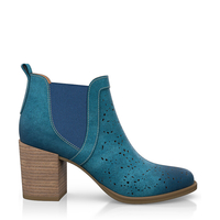 Zehenfreie Stiefelette mit Fransen 2351