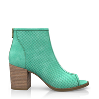 Zehenfreie Stiefelette mit Fransen 2353