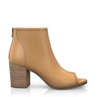 Zehenfreie Stiefelette mit Fransen 2355