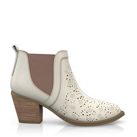 Zehenfreie Stiefelette mit Fransen 2446