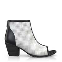 Zehenfreie Stiefelette mit Fransen 2451
