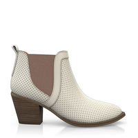 Zehenfreie Stiefelette mit Fransen 2452