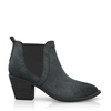 Zehenfreie Stiefelette mit Fransen 3742