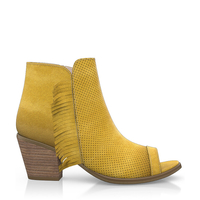 Zehenfreie Stiefelette mit Fransen 4926