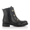 Zipper-Stiefelette Antoanella Schwarz & Gold