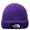 Beanie Logo Box Cuffed Peak Purple