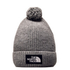 Beanie Logo Box Pom Medium Grey