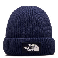 Beanie Short Logo Box Cuffed Navy