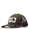 Cap - Deep Fit Mudder Trucker - Taupe / Green