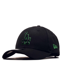 Cap - Team Outline 9Forty LA Dodgers - Black, Einheitsgröße, Schwarz