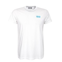 Crisp TS Small Print White Blue