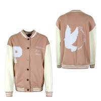 Damen Collegejacke - Diana Oversized Varsity - Wash Rose