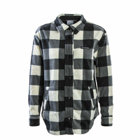 Damen Hemd - Benton Springs - Checkered Black, XL, Schwarz