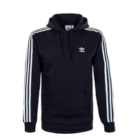 Damen Hoody - 3Stripes H06676 - Black, XS, Schwarz