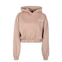Damen Hoody - Kim Oversized Cropped - Washed Rose