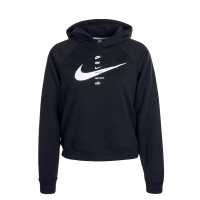 Damen Hoody NSW Swoosh FLC BB Black White