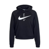 Damen Hoody NSW Swoosh FLC BB Black White
