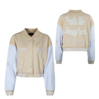 Damen Jacke - Doral Oversized Cropped - Honey