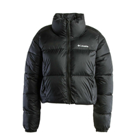 Damen Jacke - Puffect II Cropped - Black, S, Schwarz
